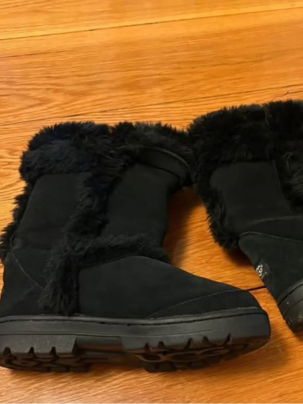 UGG Australia Sunburst Tall Boots Black